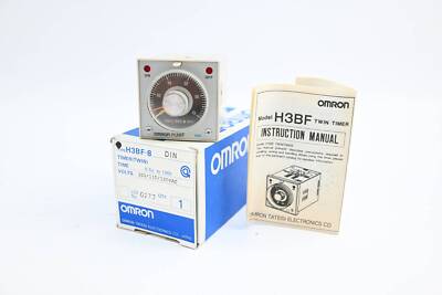 Omron Twin Timer 0.5-100h 100/110/120 VAC ( H3BF-8 )