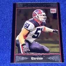 2007 Bowman Chrome Football Card #BC96 Paul Posluszny Rookie