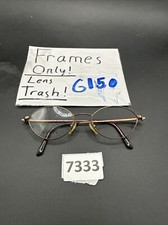 Gucci Eyeglasses Vintage Mod GG 2637 6vE Gunmetal Metal Frames 51mm G150
