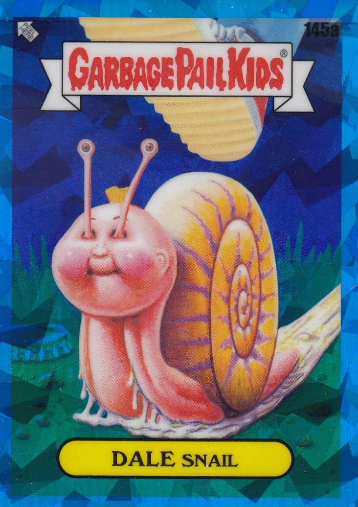 2021 Topps Chrome Sapphire Dale Snail Garbage Pail Kids GPK #145A Base Card