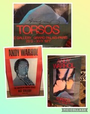 1976 and 1977 Andy Warhol Signed and Unsigned, Framed Posters