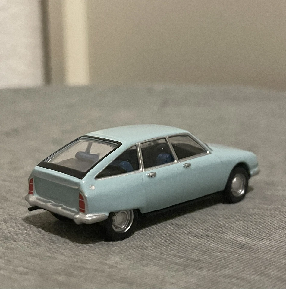 Modellino Norev Citroen GS Blu 1/64 1:64 3 Inches Citroën Nuovo Senza Scatola - Immagine 4 di 4