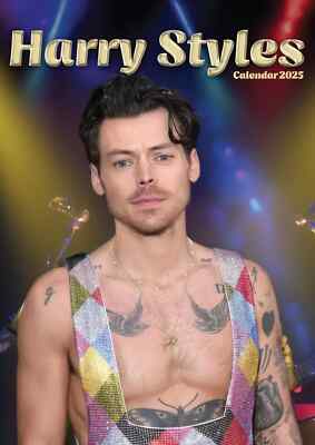 HARRY STYLES CALENDAR 2025 LARGE ( 297mm X 420mm ) WALL A3 SIZE NEW SEALED 2