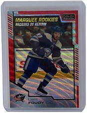 Liam Foudy 2020-21 O-Pee-Chee Platinum Marquee Rookies Red Surge Refractor RC