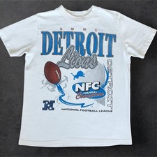 Detroit Lions NFL Football  NFC Champions white color shirt VK14735