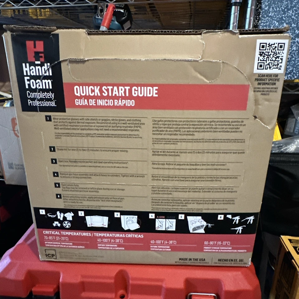 Handi-Foam P12055 Spray Foam Sealant Kit, Straw Application Method 41 Lb, Two - Image 3 of 4