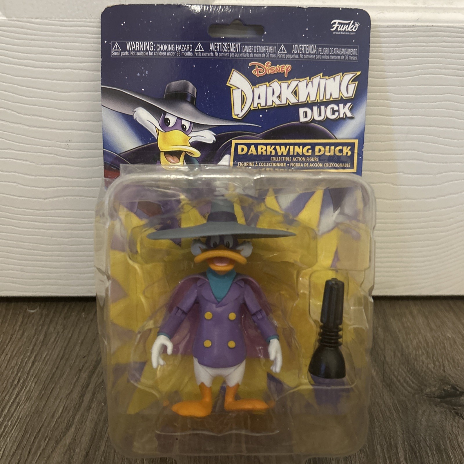 Vtg Disney DARKWING DUCK figure Sealed NEW original 1991 Funko
