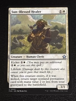 MTG Foundations Sun-Blessed Healer 0025 NM
