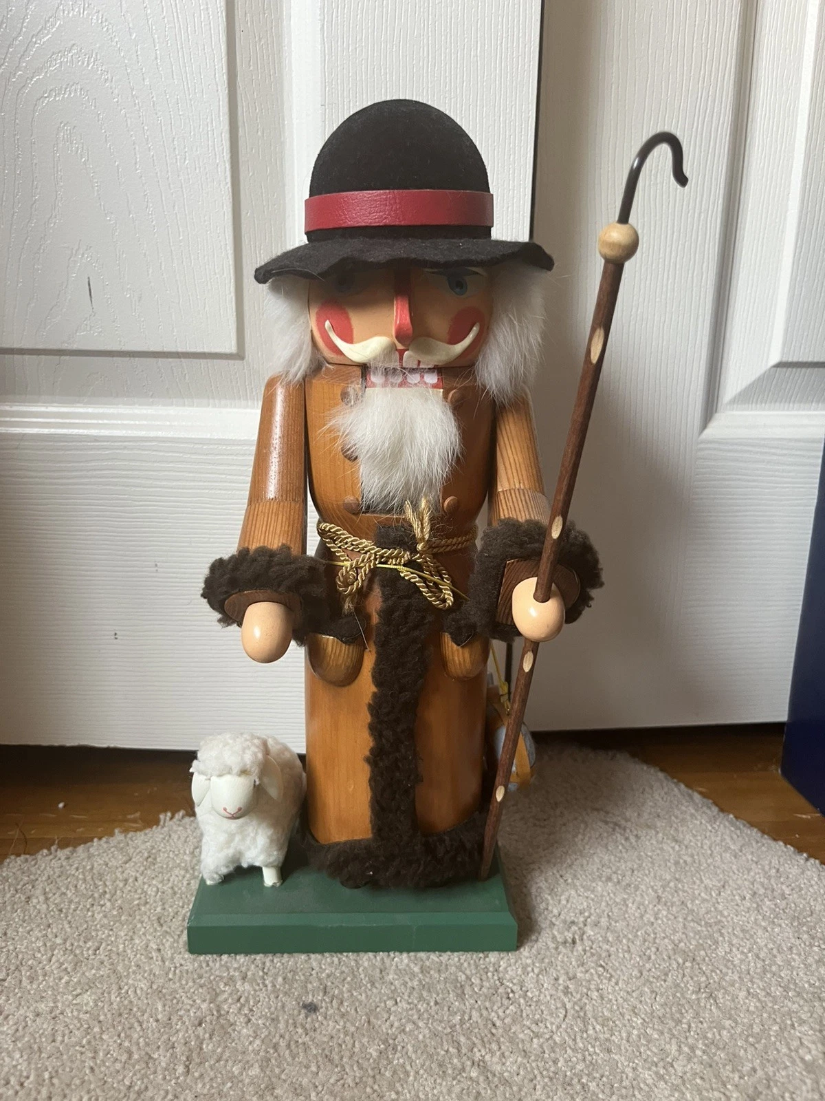 Ulbricht Seiffener Nussknackerhaus Vintage Shepard Nutcracker made in Germany
