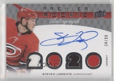 2020-21 Upper Deck Premier Rookie Jersey 34/99 Steven Lorentz #PRA-SL Auto 2d8