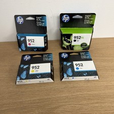 Genuine HP 952 Ink Cartridge Bundle Cyan Magenta Yellow Black Exp 20/21