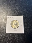 1950-S Washington 25C Silver Quarter / UNC