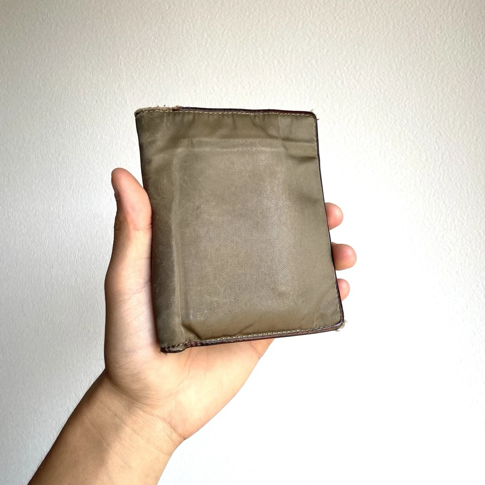 Cartera de cuero PORTER Yoshida 70 aniversario marrón doble pliegue rara Japón vintage Foto 4 de 4