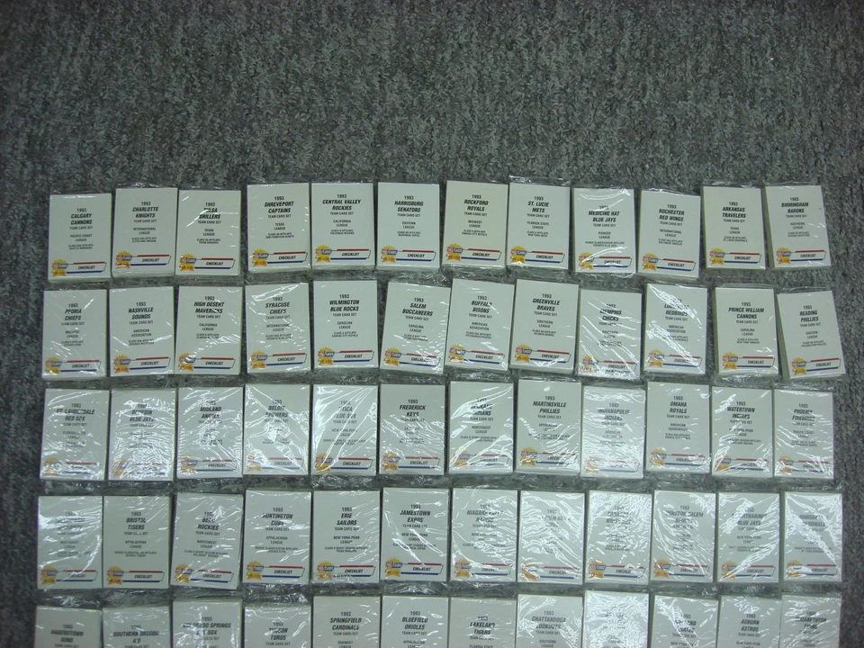 1993 FLEER PROCARDS MINOR LEAGUE TEAM SETS !! 44 DIFF. ALL SEALED AND ORIGINAL - Image 3 of 4