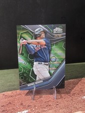 MINT 2023 Topps Chrome Black Rafael Devers #15 Green Wave Refractor 24/99 ⚾ 🔥