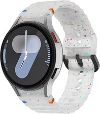 Corrugated Silicone Strap Compatible with Samsung Galaxy Watch 7 40mm 44mm