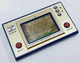 Nintendo Game & Watch Wide Screen Fire Handheld Console - FR-27 - Not Working