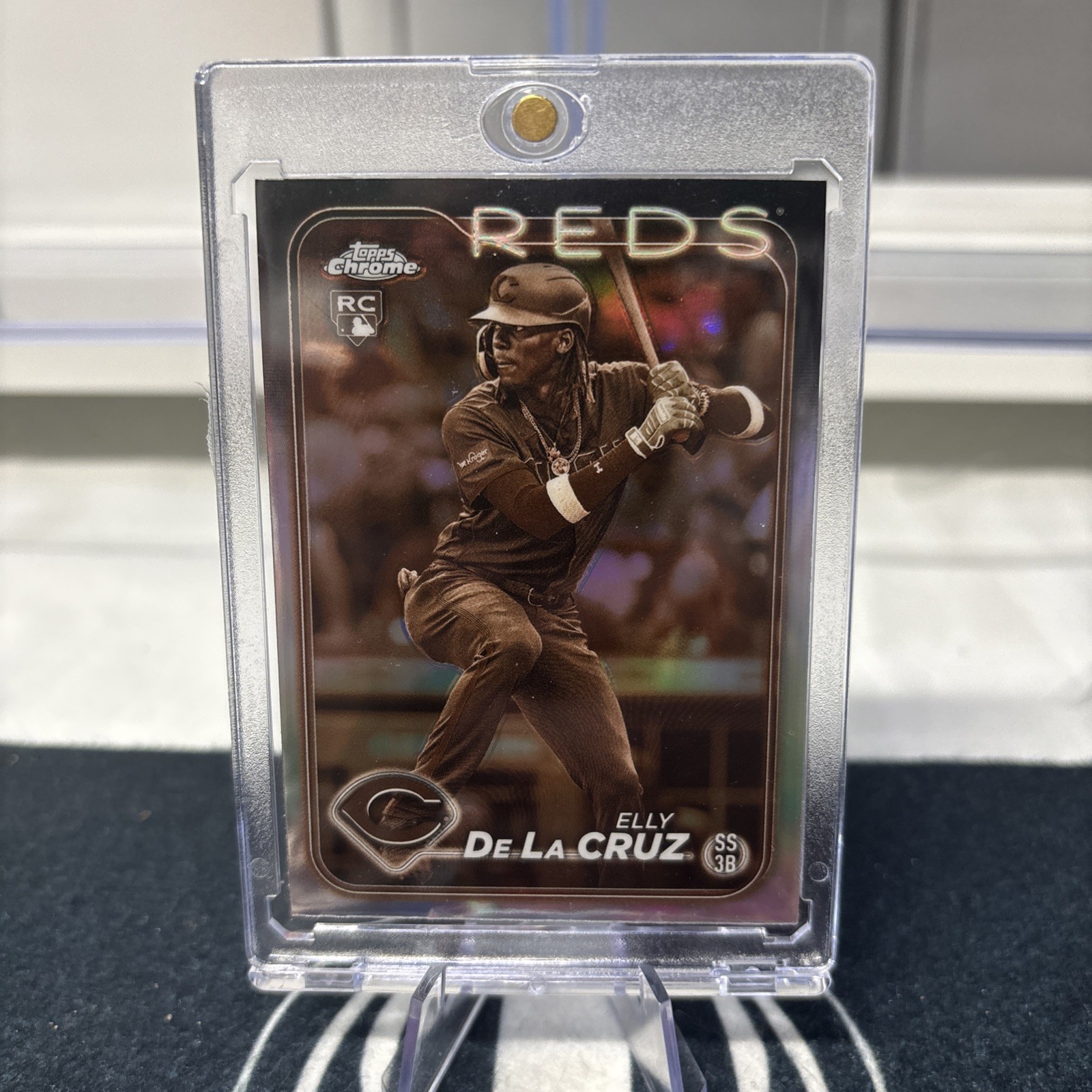 2024 Topps Chrome - Sepia Refractor #44 Elly De La Cruz (RC)