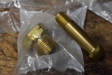 CGA-510 Nut  2-1/2" Nipple Regulator Inlet Fittings Propane Acetylene F/S