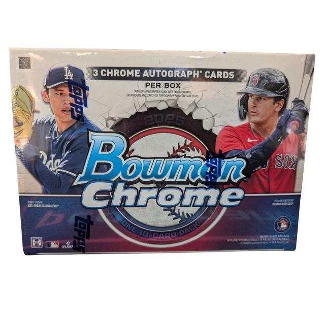 2025 BOWMAN CHROME BASEBALL BREAKERS DELIGHT BOX **RIP & SHIP* LIVE ON STREAM