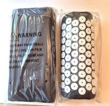 Prosource Fit Acupressure Mat and Pillow Set for Back/Neck Pain Relief, NEW