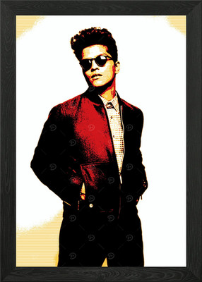 bruno mars gerahmtes Wandbild Poster Leinwanddruck Bild