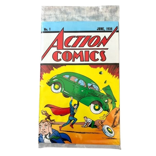 Vintage Action Comics No. 1 (June 1938) Superman Replica Comic Book