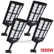 1-4X Outdoor Solar Wall Light LED Motion Sensor Bright Flood Street Lamp 3 Modes