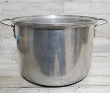 Enterprise Stock Pot W/Handles Quality Cookware Large Aluminum Vintage Made USA