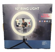 Vivitar 10" LED Halo Ring Light Streaming Vlog PodCast Essentials