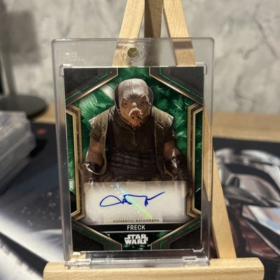 Josh Rosengrant Freck 2023 Topps Star Wars Obi-Wan Kenobi GREEN 34/75 AUTO #A-JR