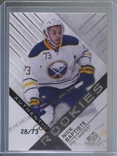 2016-17 SP Game Used Authentic Rookies 28/73 Nick Baptiste #134 f5q