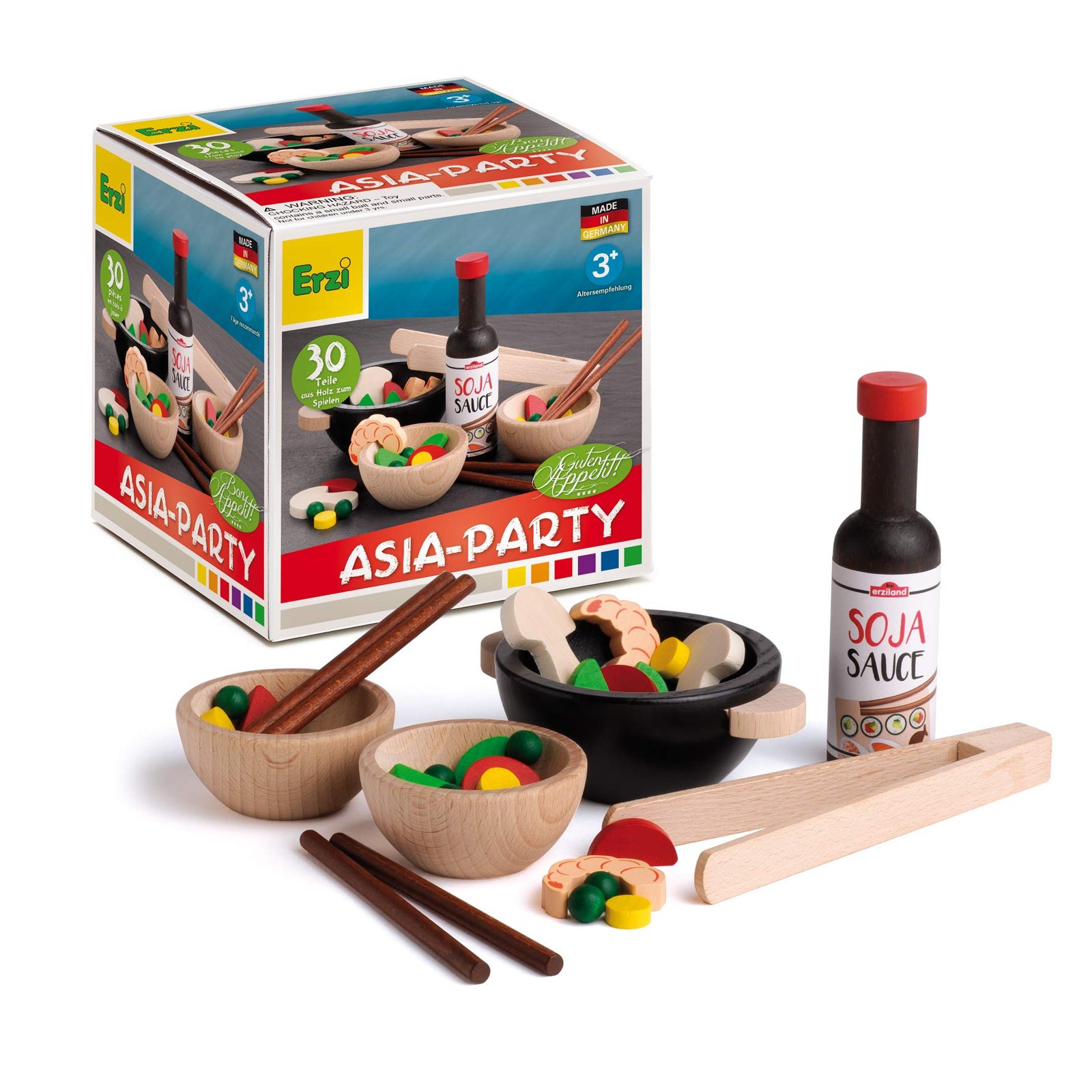 28181 Clasificación Wok Fiesta Madera, Artículos Tienda Niños, Juegos de Rol