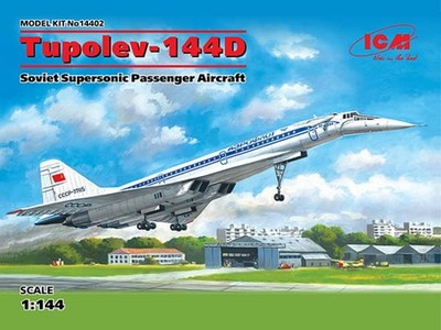 Tupolev-144D, Supersonic Passenger Aircraft - ICM