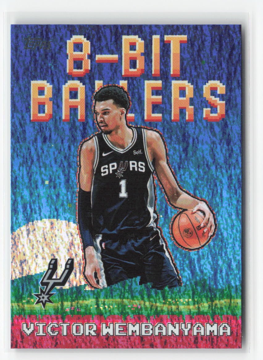 2025-26 Topps #8B-4 Victor Wembanyama 8-Bit Ballers Holo Foil | eBay