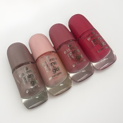 essence Shine Last & Go! Gel Nail Polish Set 4 Stück Nagellack Girls 4 x 8 ml
