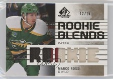 2022-23 Upper Deck SP Game Used Rookie Blends Jersey 12/15 Marco Rossi Patch dd2