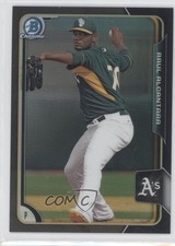 2015 Bowman Chrome Prospects Asia Exclusive Black Refractor Raul Alcantara fm0