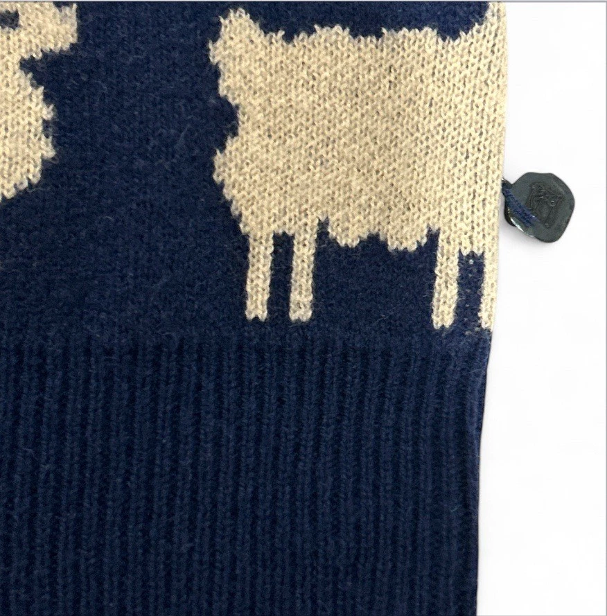 Scotch & Soda 羊图案毛衣圆领羊毛混纺毛衣 M 码 — 第 4/4 张图片