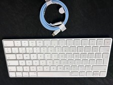 Apple Magic Keyboard Wireless Bluetooth Keyboard A1644 QWERTY with cable  #02