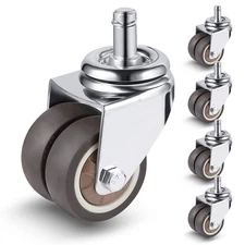 Office Chair Wheels, Heavy Duty Rubber Chair Casters , 2 Inch Gaming, Computer,