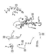 Genuine Mopar Engine Block Heater Cord 68550984AA