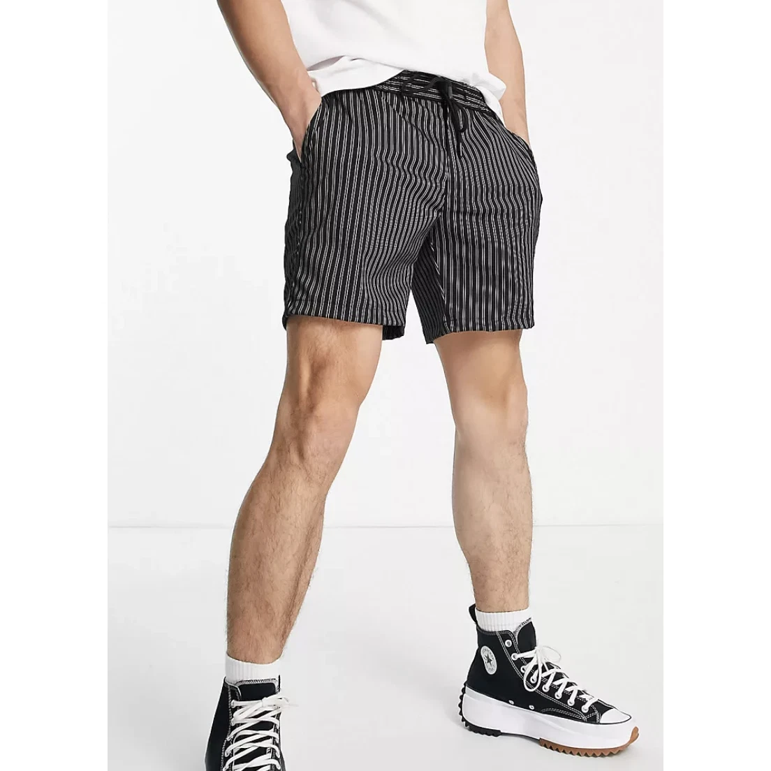 Topman black shorts clearance