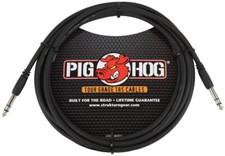 PIG HOG PTRS10 10FT 1/4" TRS - 1/4" TRS CABLE