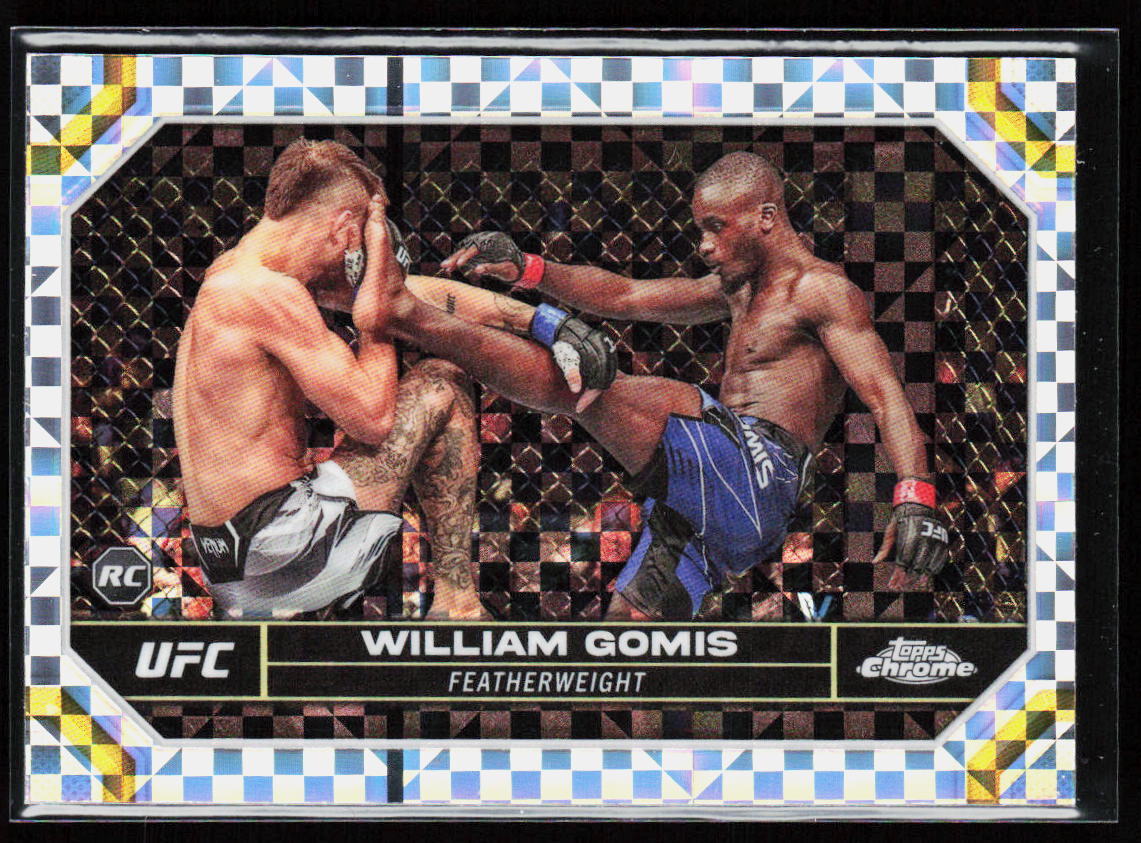 2024 Topps Chrome UFC #199 William Gomis X-Fractor Rookie