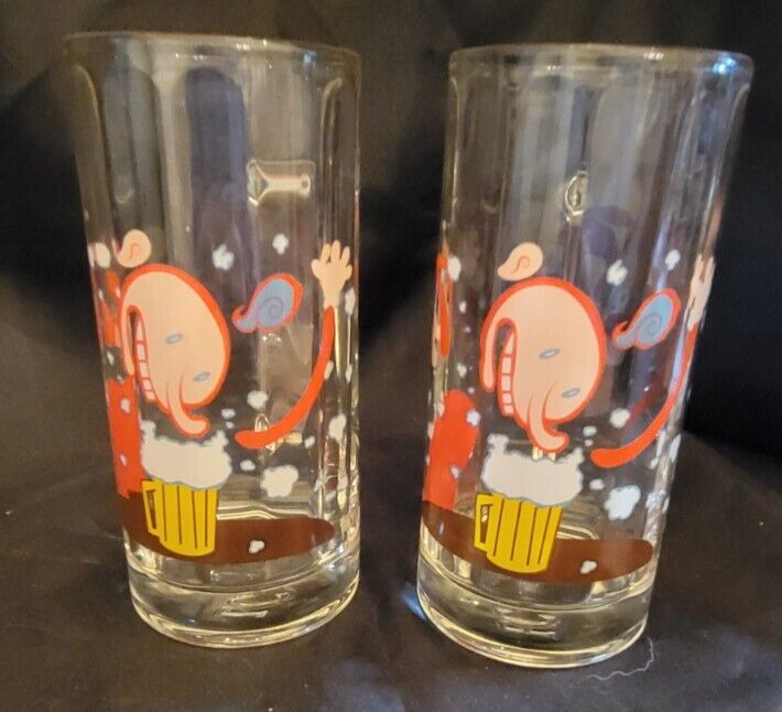 Pair of VTG Massimo Giacon Ritzenhoff Five Mats Beer Stein Mug. 1996