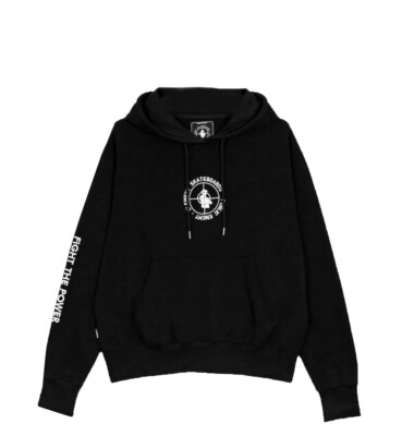 Element x Public Enemy Fight The Power XXL Black Skate Hoodie NEW WITH TAGS!