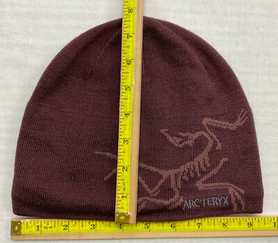 RARE ARC'TERYX VINTAGE Bird Head Toque Beanie Knit Hat Wool Blend