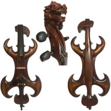 Rare model fancy Crazy-4 art streamline carving dragon 4/4 electric cello