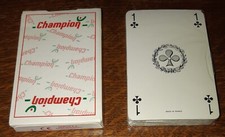 Jeu 32 cartes sous Blister - Magasin CHAMPION - Pub / Publicité / Publicitaire
